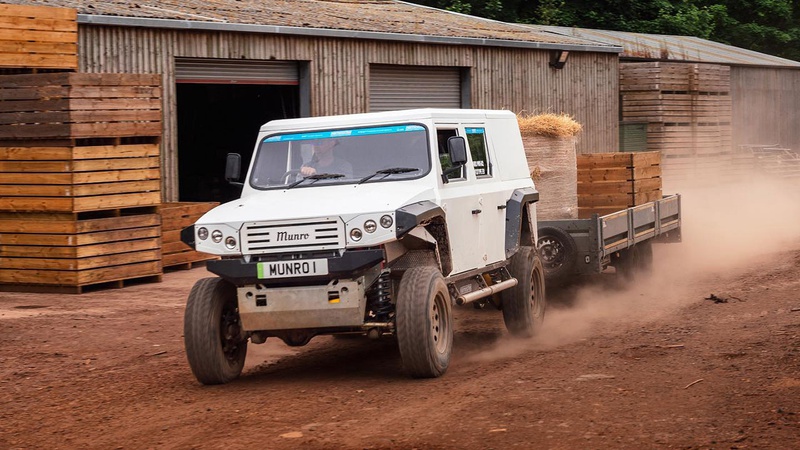 Шотландский стартап Munro Vehicles построил электрический внедорожник для фермеров по цене Land Rover Defender 